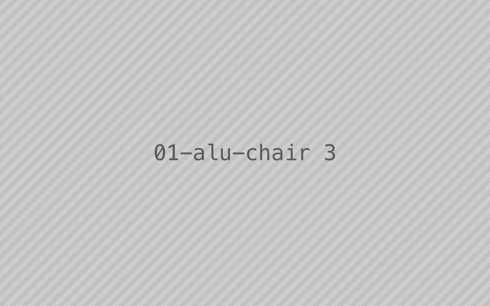 Chair stacked in a row of five